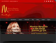 Tablet Screenshot of monicamargolis.com
